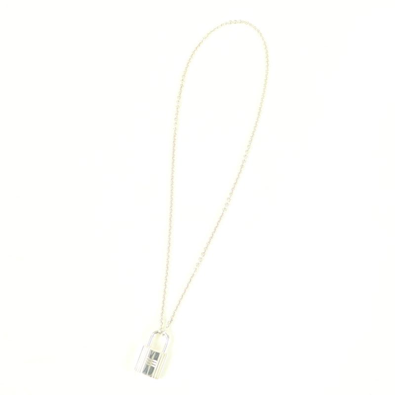 Hermes Cadenas Necklace Ag925 Pendant Accessory Silver Weight 23.2g Ladies