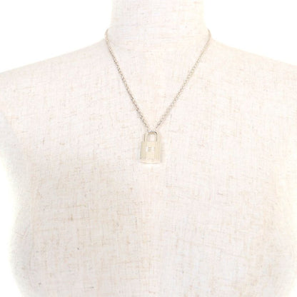 Hermes Cadenas Necklace Ag925 Pendant Accessory Silver Weight 23.2g Ladies