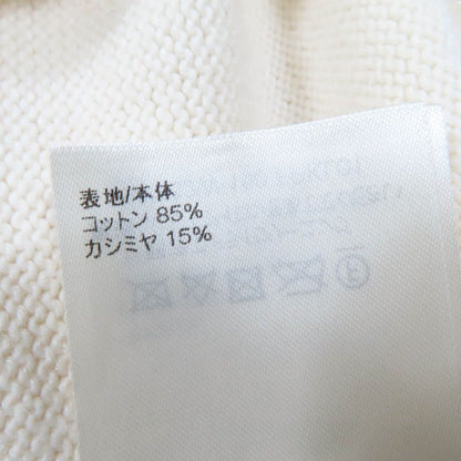 Louis Vuitton 23AW Cotton Cashmere Louis 4 Vuitton Long Sleeve Knit Ivory L