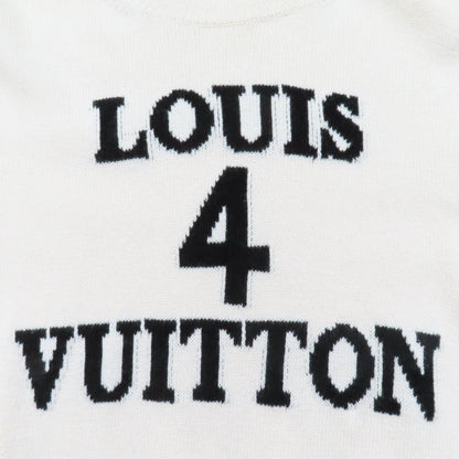 Louis Vuitton 23AW Cotton Cashmere Louis 4 Vuitton Long Sleeve Knit Ivory L