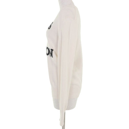 Louis Vuitton 23AW Cotton Cashmere Louis 4 Vuitton Long Sleeve Knit Ivory L