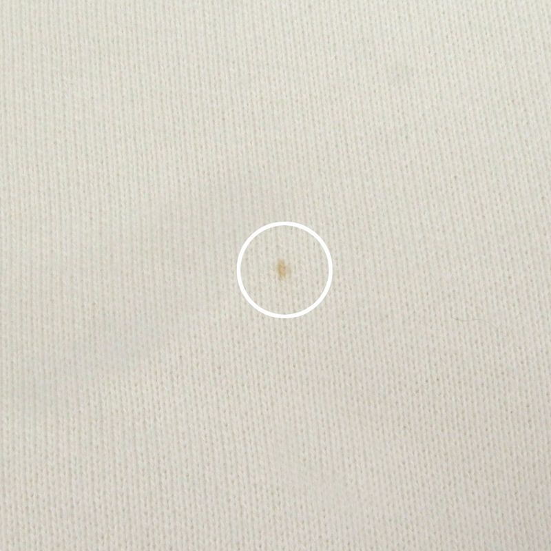 Fendi Fy1203 Logo Patch Embroidery Pullover Hoodie Ivory S Storage With Bag