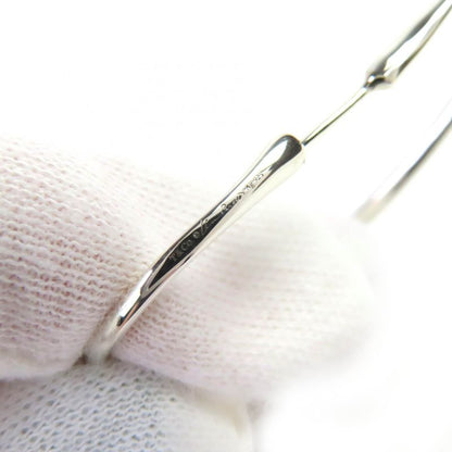 Tiffany & Co Elsa Peretti Open Heart Hoop Earrings Medium Sv925