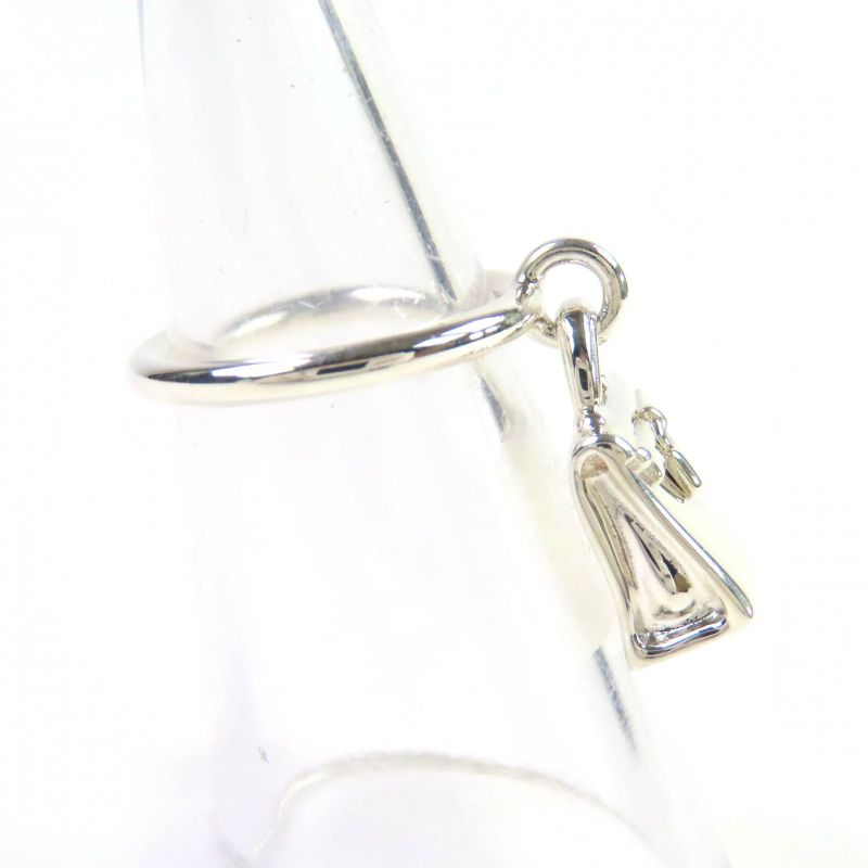 Hermes Birkin Amulet Ring Ag925 Ring Silver 48 Size Equivalent To Approx Size 8