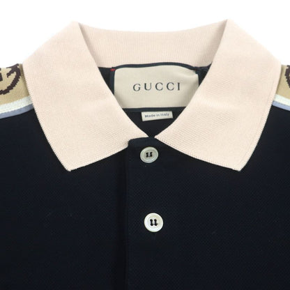  Gucci 22AW 598949 Interlocking G Logo Short Sleeve Short Sleeve Polo Shirt