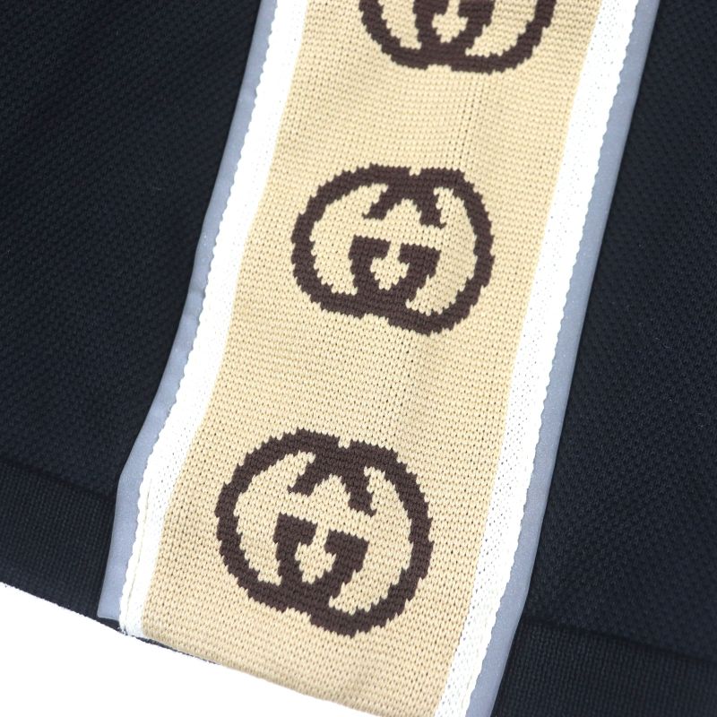  Gucci 22AW 598949 Interlocking G Logo Short Sleeve Short Sleeve Polo Shirt