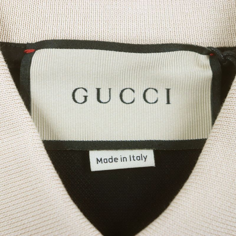  Gucci 22AW 598949 Interlocking G Logo Short Sleeve Short Sleeve Polo Shirt
