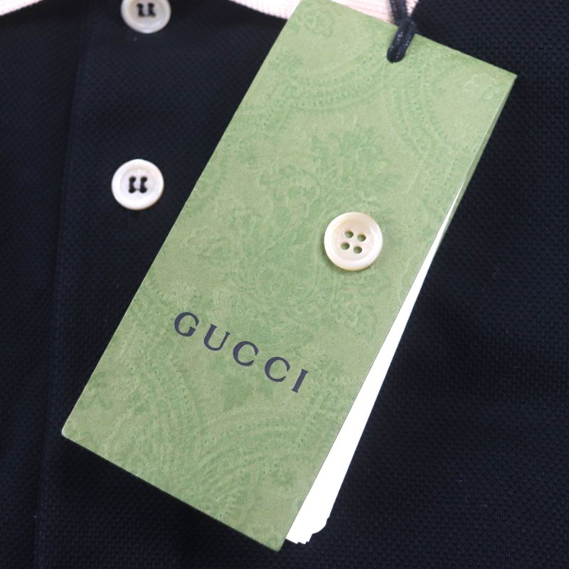  Gucci 22AW 598949 Interlocking G Logo Short Sleeve Short Sleeve Polo Shirt