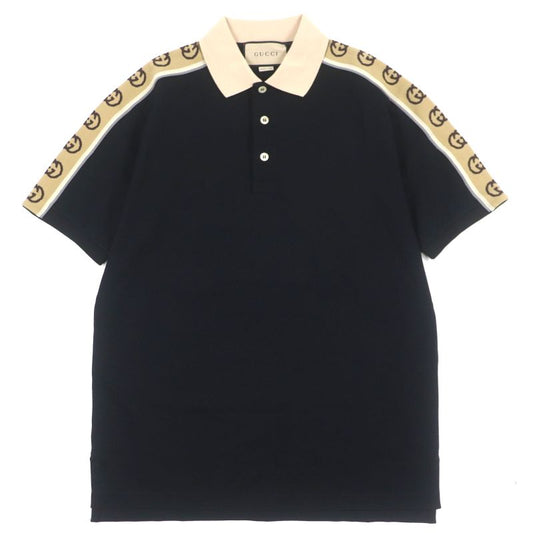  Gucci 22AW 598949 Interlocking G Logo Short Sleeve Short Sleeve Polo Shirt