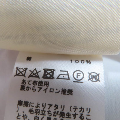 Hermes 24SS 4e0601dv 100% Cotton 100% Karesh Embroidery Logo Shell Button Long