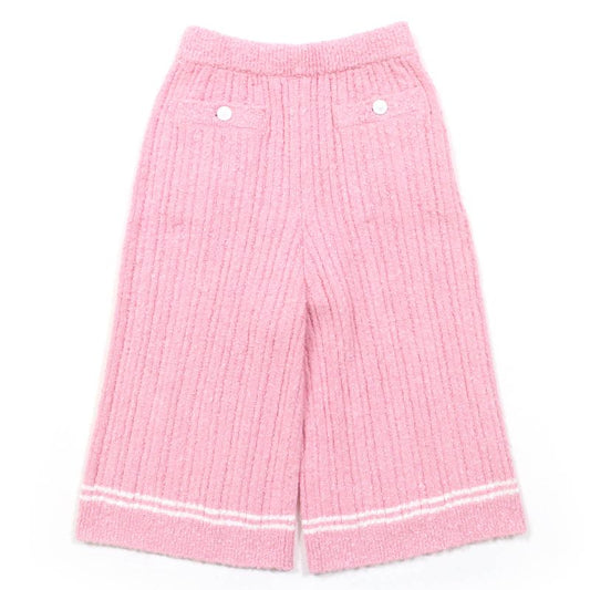 CHANEL 22P P72283k1414 Lion Button Tweed Half Pants Pink 36 Made In Italy