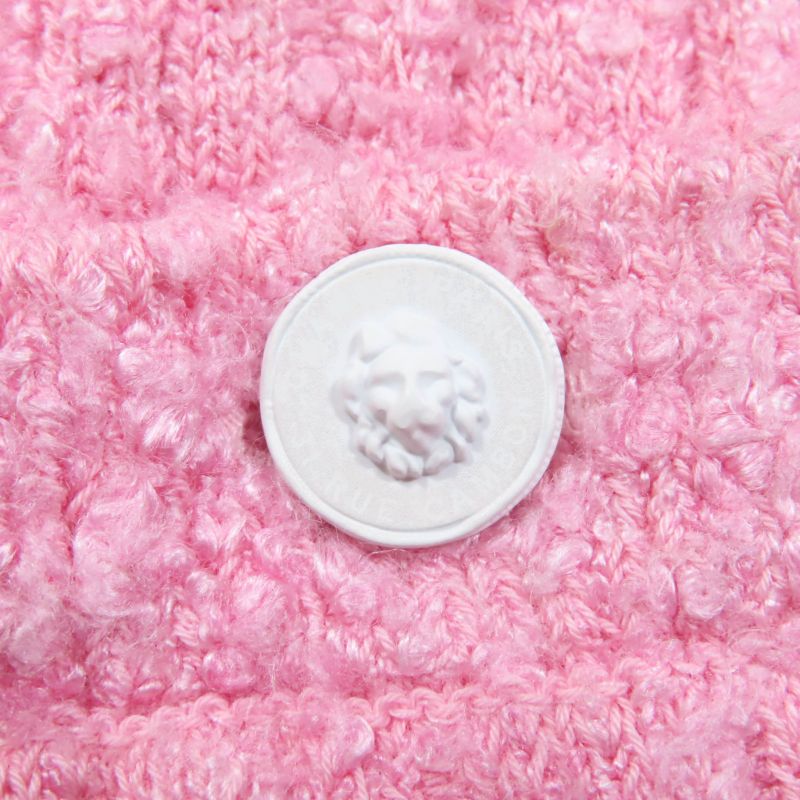 CHANEL 22P P72283k1414 Lion Button Tweed Half Pants Pink 36 Made In Italy
