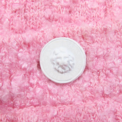 CHANEL 22P P72283k1414 Lion Button Tweed Half Pants Pink 36 Made In Italy