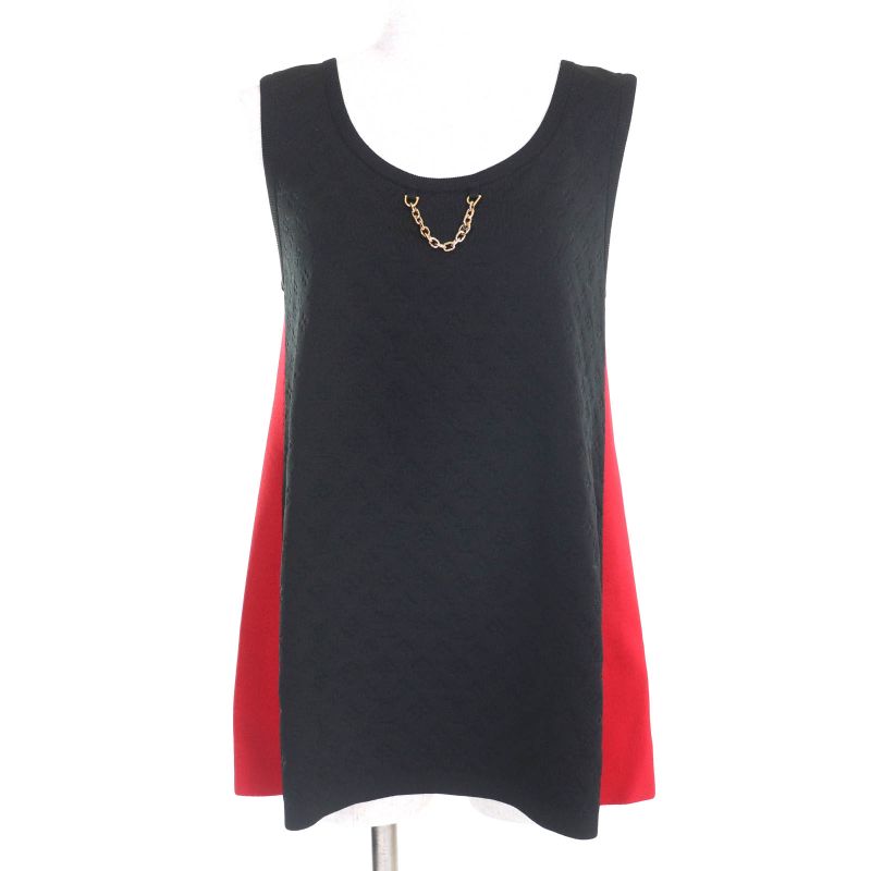 Louis Vuitton 2022 Silk Blend With Chain Monogram Pattern Side Line Nosli Cut