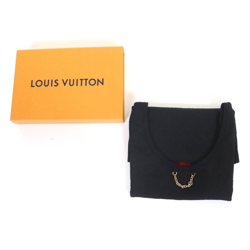 Louis Vuitton 2022 Silk Blend With Chain Monogram Pattern Side Line Nosli Cut