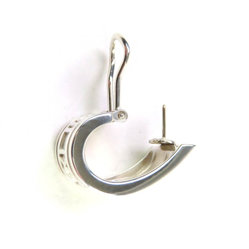 Tiffany & Co 925 Binaural Atlas Earrings Accessory Silver Made In