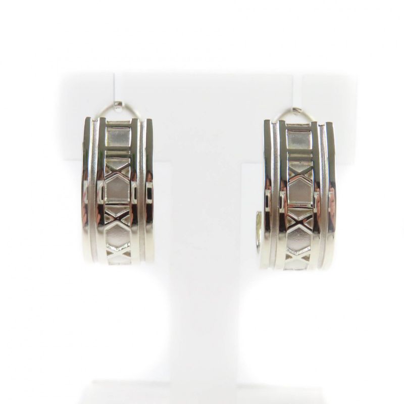 Tiffany & Co 925 Binaural Atlas Earrings Accessory Silver Made In