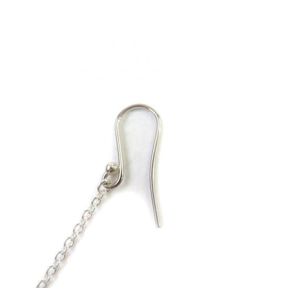 Tiffany & Co Elsa Peretti Open Heart Drop Earrings 925 Purchased