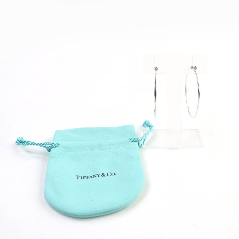 Tiffany & Co Tiffany & Co Elsa Peretti Diamond Hoop Earrings 925