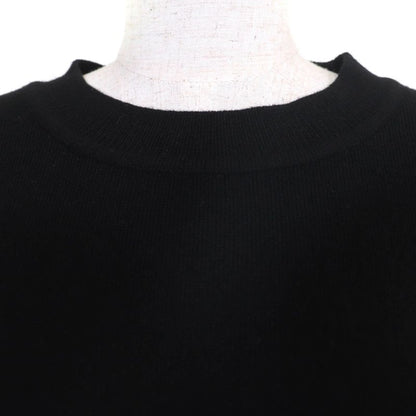 Christian DIOR 014s55am042 Cashmere Long Sleeve Knit With Logo Black 40 Made In