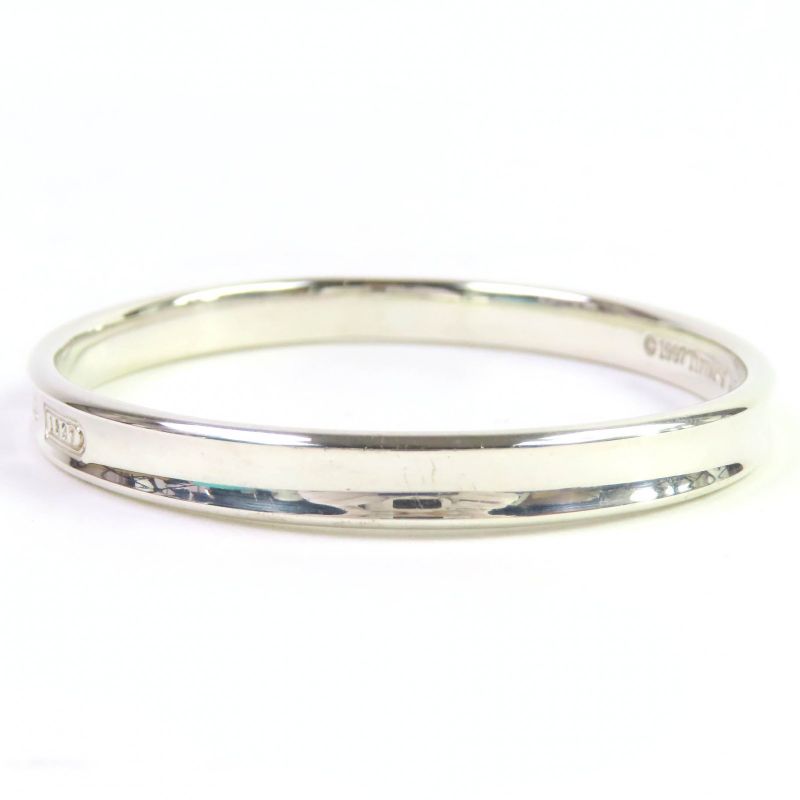 Tiffany & Co 1837 Narrow Bangle Sv925 Bracelet Accessory Silver Weight 34.34g