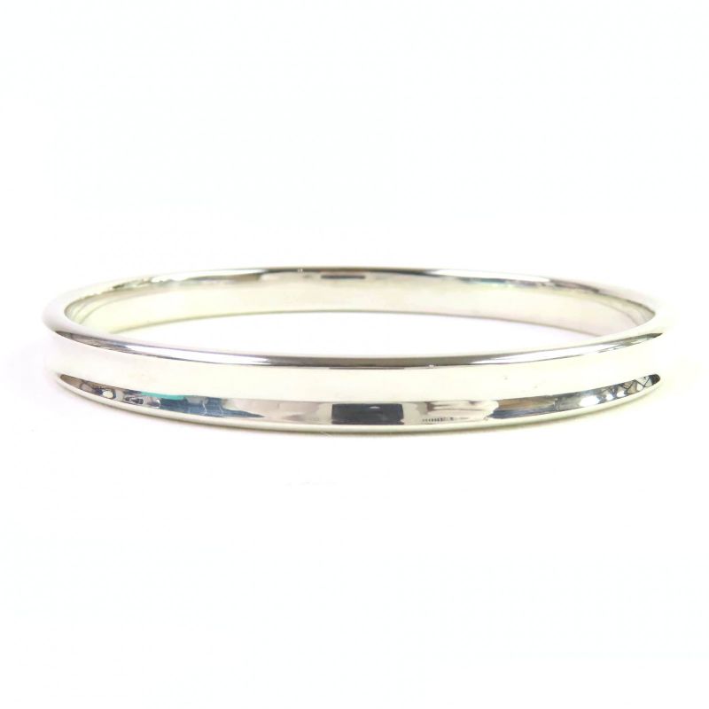 Tiffany & Co 1837 Narrow Bangle Sv925 Bracelet Accessory Silver Weight 34.34g