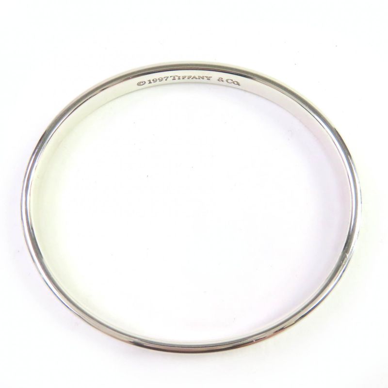 Tiffany & Co 1837 Narrow Bangle Sv925 Bracelet Accessory Silver Weight 34.34g