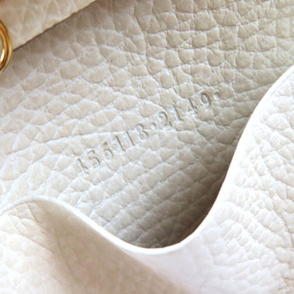 Gucci 456118 Double G 6-stack Key Hook Leather Key Case Light Beige Gold