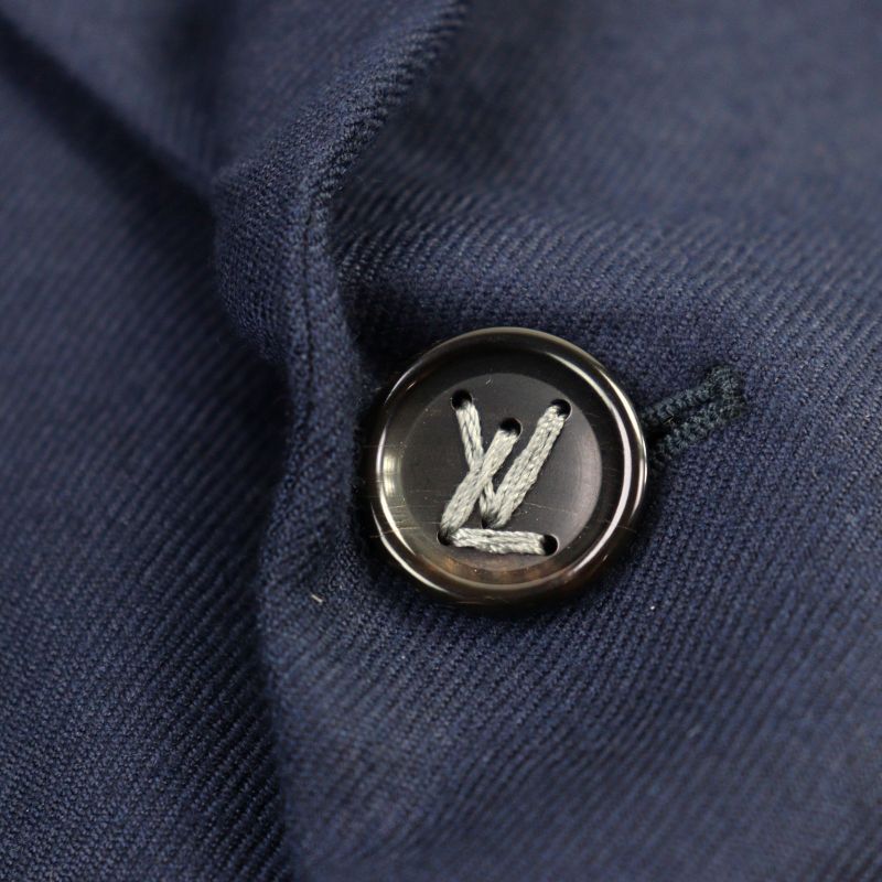 Louis Vuitton 21AW Hjj41w 99% Cashmere LV Logo Buttons Full Logo Lining Peaked