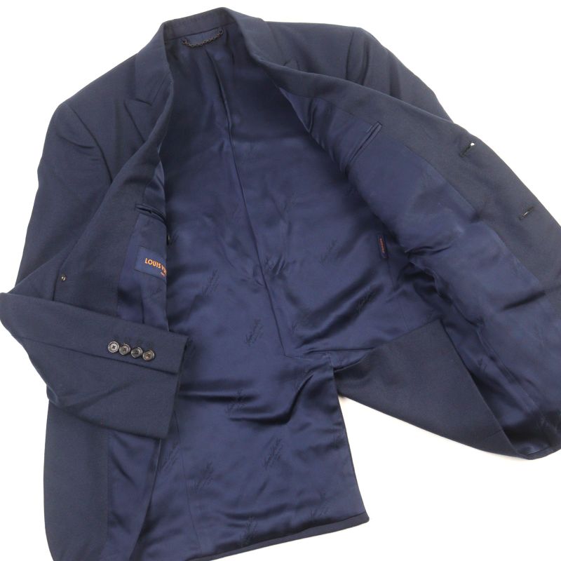 Louis Vuitton 21AW Hjj41w 99% Cashmere LV Logo Buttons Full Logo Lining Peaked