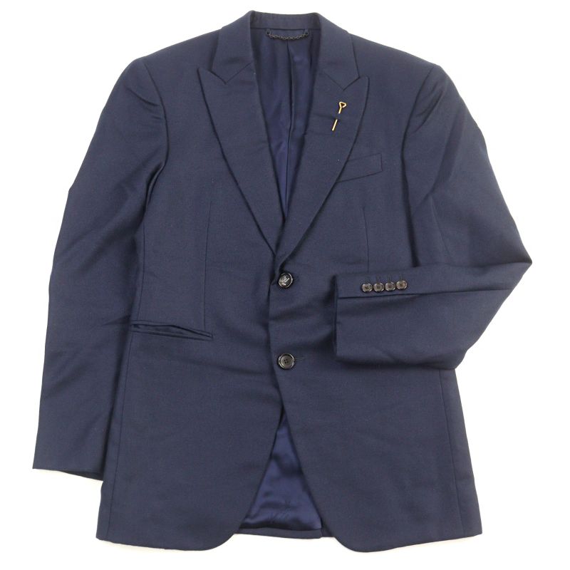 Louis Vuitton 21AW Hjj41w 99% Cashmere LV Logo Buttons Full Logo Lining Peaked