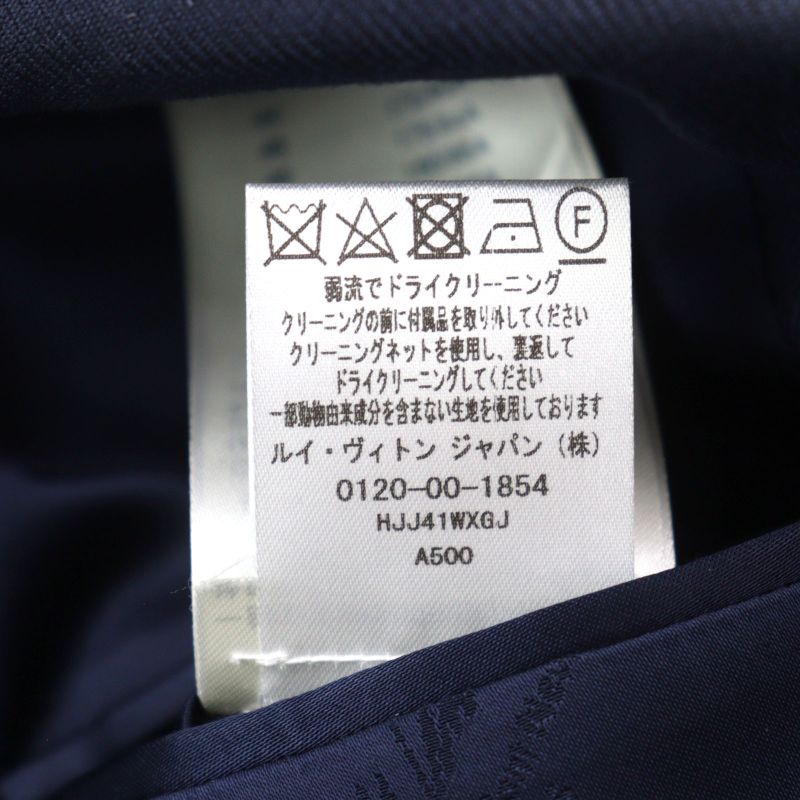 Louis Vuitton 21AW Hjj41w 99% Cashmere LV Logo Buttons Full Logo Lining Peaked