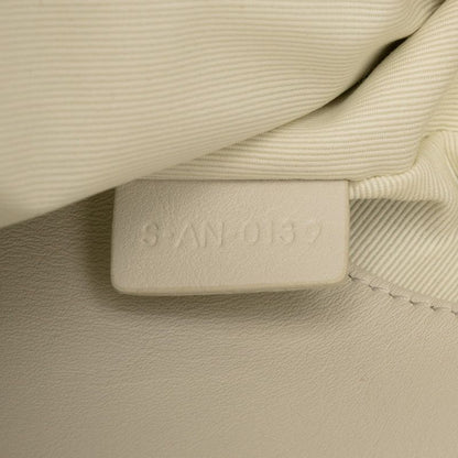 Celine Ccharm Crossbody Shoulder Bag White Leather Women Celine