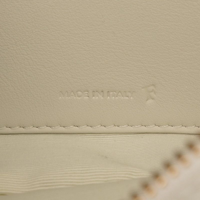 Celine Ccharm Crossbody Shoulder Bag White Leather Women Celine