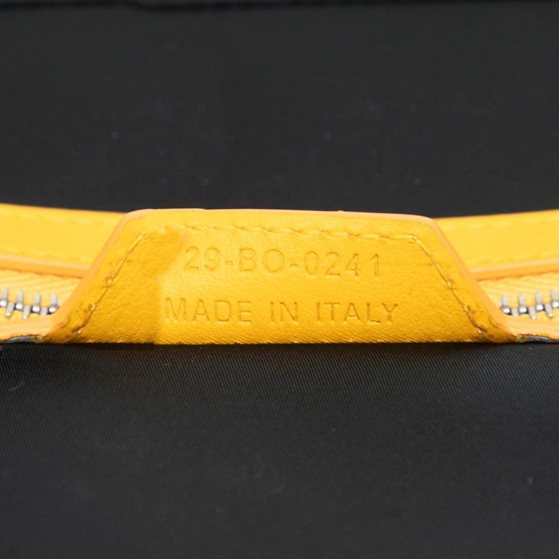 Dior Oblique World Tour Body Bag Sling Bag Yellow Leather Women's Dior