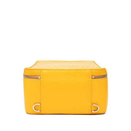 Dior Oblique World Tour Body Bag Sling Bag Yellow Leather Women's Dior