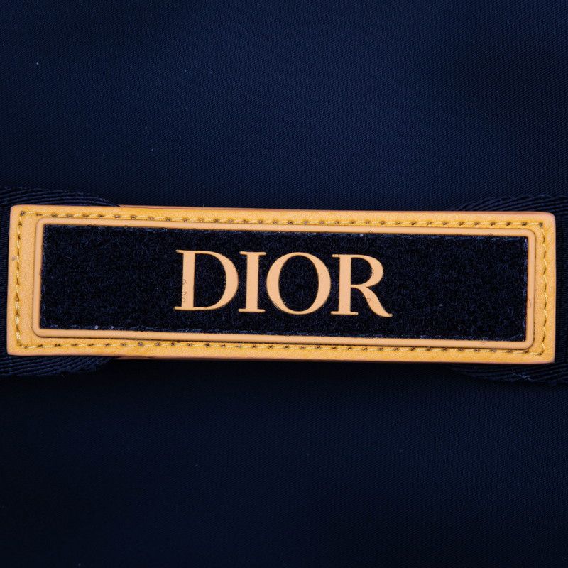 Dior Oblique World Tour Body Bag Sling Bag Yellow Leather Women's Dior