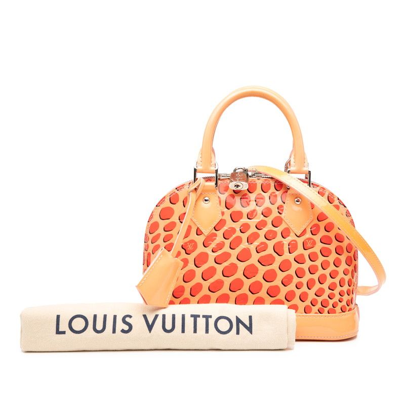 Louis Vuitton Monogram Vernis Jungle Dot Alma BB Handbag Shoulder Bag 2WAY