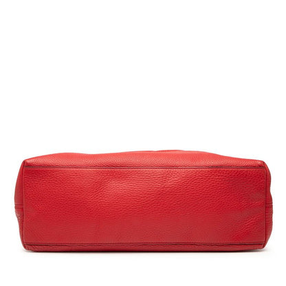 Gucci Soho Chain Shoulder Bag 308982 Red Leather Women's Gucci