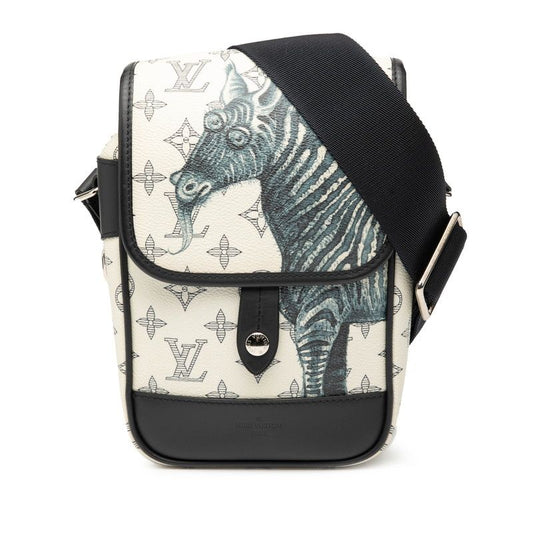 Louis Vuitton Monogram Savannah Messenger BB Chapman Brothers M54247 White Navy