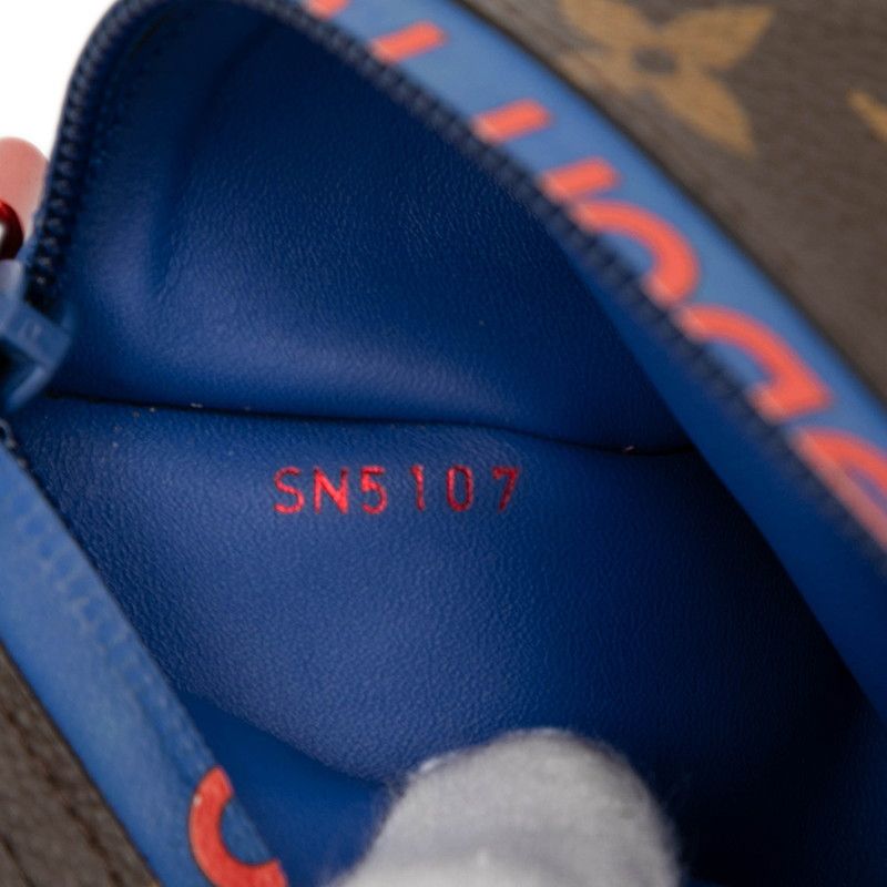 Louis Vuitton Monogram Pacific Ribbon Pouch M63045 Brown PVC Leather Women