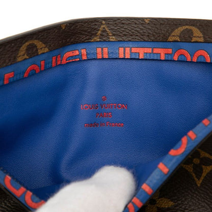 Louis Vuitton Monogram Pacific Ribbon Pouch M63045 Brown PVC Leather Women