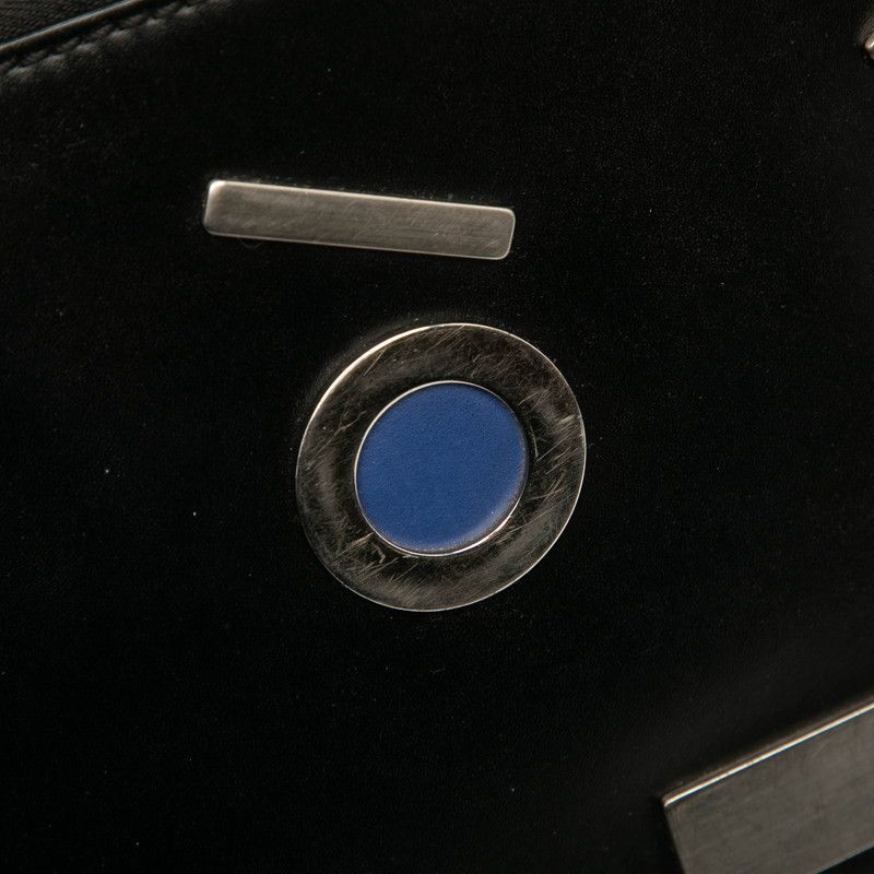 Fendi Faith Backpack 7vz012 Black Leather Nylon Women's Fendi