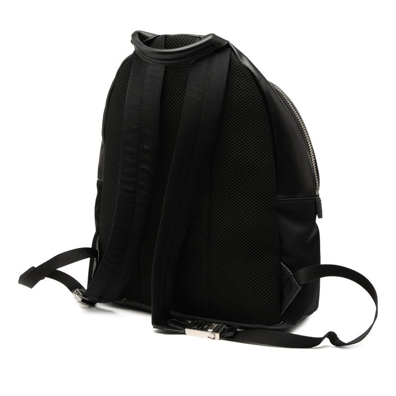 Fendi Faith Backpack 7vz012 Black Leather Nylon Women's Fendi