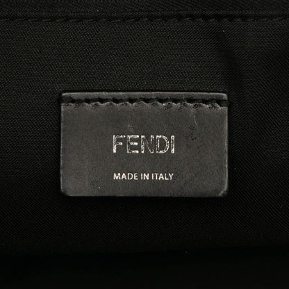 Fendi Faith Backpack 7vz012 Black Leather Nylon Women's Fendi