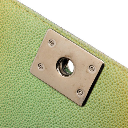 Chanel Boy Chanel Coco Mark Chain Shoulder Bag Multicolor Caviar Skin Women