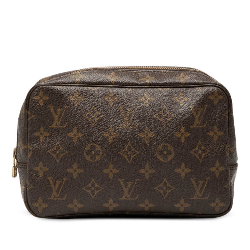 Louis Vuitton Monogram Trousse Toilette 23 Second Bag Clutch Bag M47524 Brown