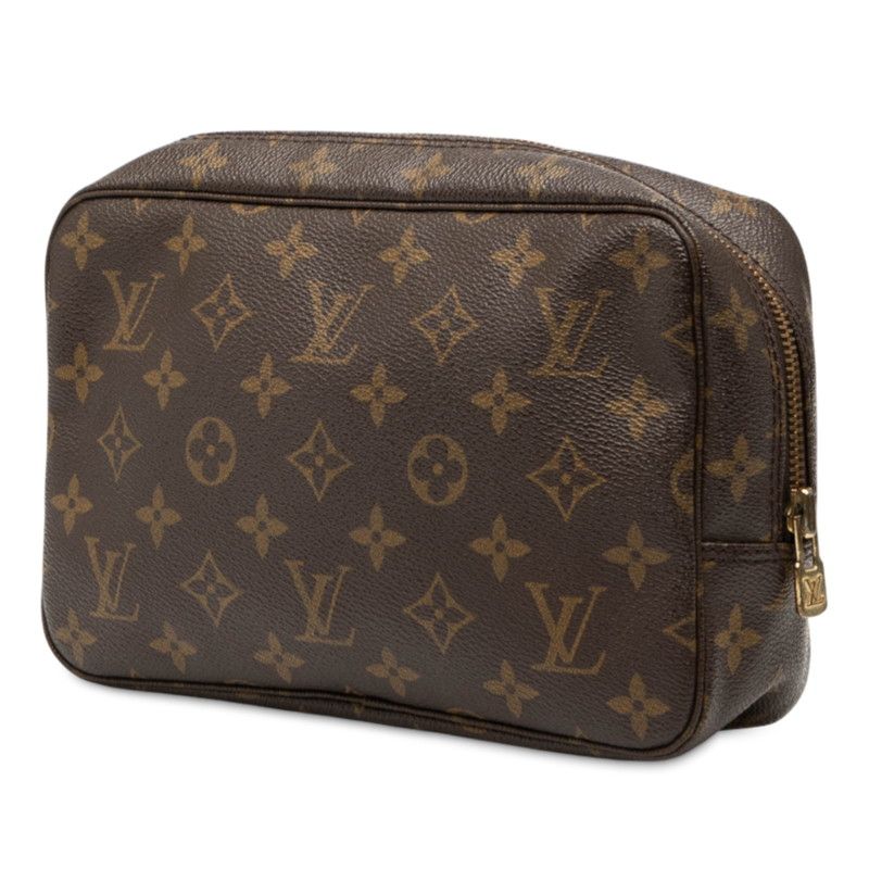 Louis Vuitton Monogram Trousse Toilette 23 Second Bag Clutch Bag M47524 Brown