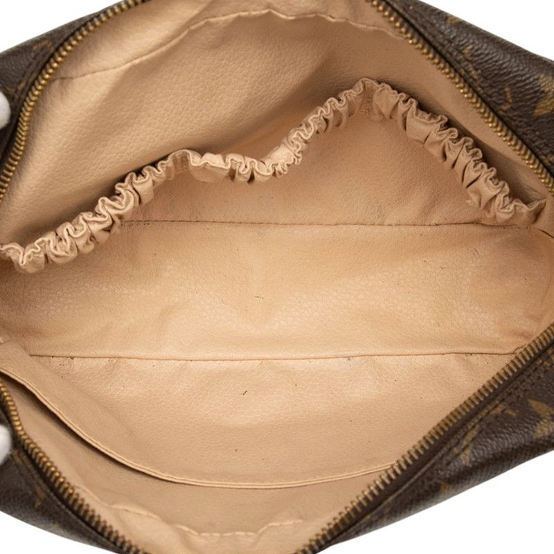 Louis Vuitton Monogram Trousse Toilette 23 Second Bag Clutch Bag M47524 Brown