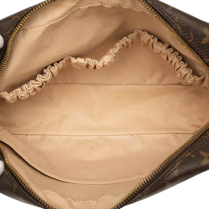 Louis Vuitton Monogram Trousse Toilette 23 Second Bag Clutch Bag M47524 Brown